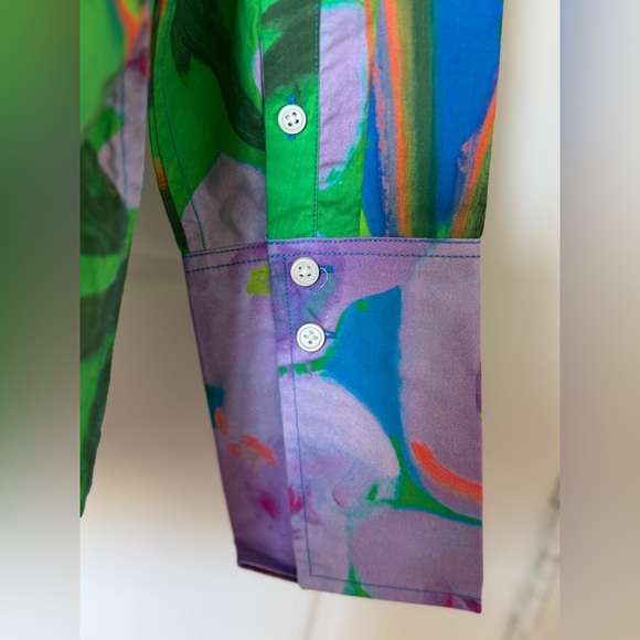 NWT J Crew button down shirt, limited rare “Nicole Wittenberg” collaboration - Picture 8 of 12